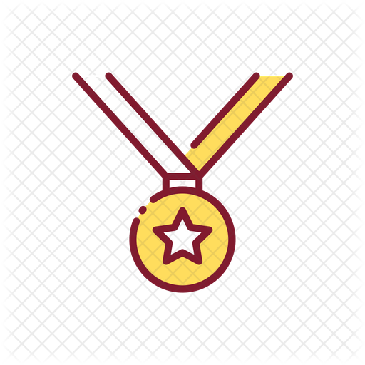 winner badge icon of colored outline style available in svg png eps ai icon fonts winner badge icon