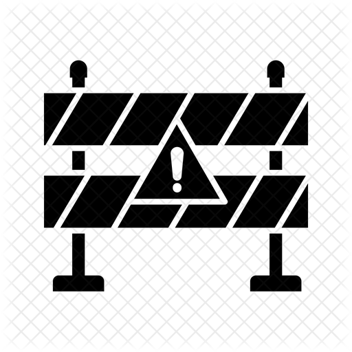 Work In Progress Sign Board Icon Download in Glyph Style