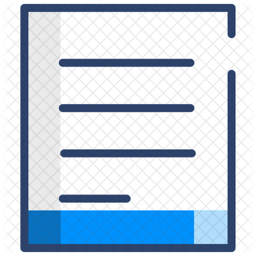 Writing Paper Icon Download in Dualtone Style