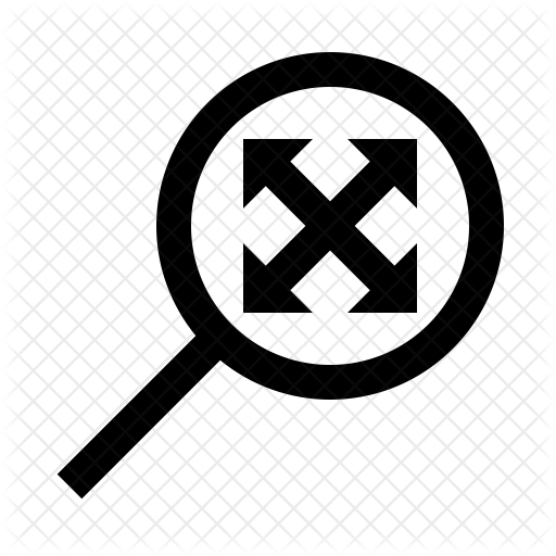 Zoom to extents Icon of Line style Available in SVG, PNG, EPS, AI