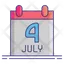4 July
