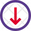 Arrow Down Circle