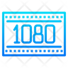 1080 resolution logo