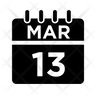 icons for 13 march