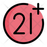 21 plus symbol