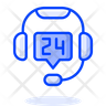 icons for 24 hour helpline