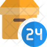 24hr service icons free