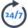 24-7 symbol