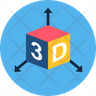 icon for 3d