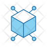icons of artificial cube