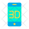 3d mobile icon