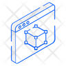 icon for augmented reality cube