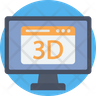 free 3d film icons
