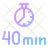 40 minutes icon download