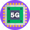 5g chip icons