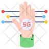 icons of 5g network