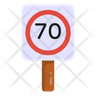70 speed symbol