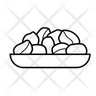 icon for a plate of nuts