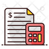 accounting document icons