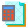 accounting data symbol