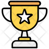 achievement trophy icon svg