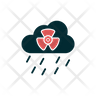 radioactive rain emoji