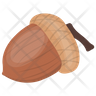 icons of raw acorn