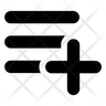 add list symbol