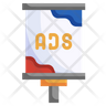 icon for advertising space