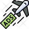 icon for aerial advertisement