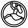 aerial hoop icon svg
