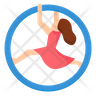 aerial hoop symbol