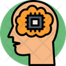 machine brain icons