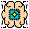 icon ai brain chip