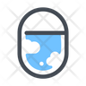 icons for airplane window