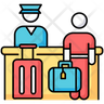 airport check in logo