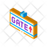 airport gate logo