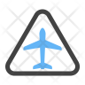 airport sign icon svg