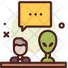 icon alien communication