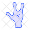 free alien hand icons