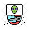alien message icon png