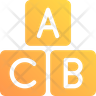 icon kindergarten alphabet