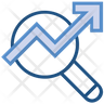 icon for analytics arrow