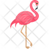 icons of pink bird