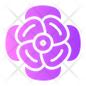 icons of anemone flowers