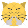 icon for angry cat face
