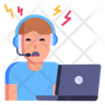 icon for angry gamer