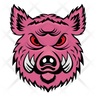 angry pig symbol