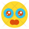 anguished face icon