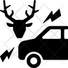 icon for animal car accident